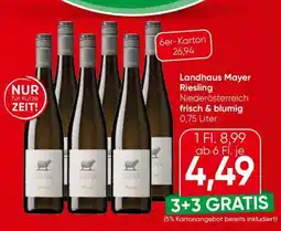 Eurospar Landhaus Mayer Riesling Angebot
