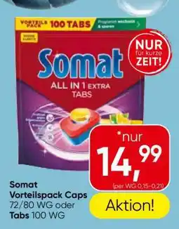 Eurospar Somat Vorteilspack Caps Angebot