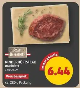 PENNY Rinderhüftsteak Angebot