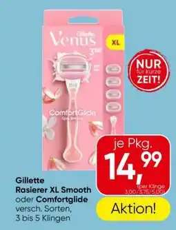 Eurospar Gillette Rasierer XL Smooth oder Comfortglide Angebot