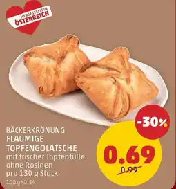 PENNY Bäckerkrönung flaumige topfengolatsche Angebot