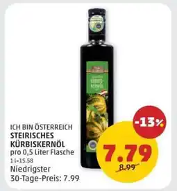 PENNY Steirisches kürbiskernöl Angebot