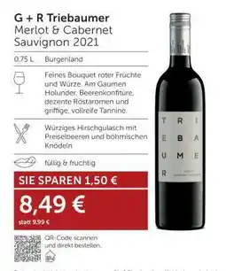 Interspar G + R Triebaumer Merlot & Cabernet Sauvignon 2021 Angebot