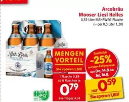 Interspar Arcobräu Mooser Liesl Helles Angebot