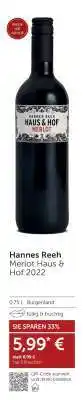 Interspar Hannes Reeh Merlot Haus & Hof 2022 Angebot