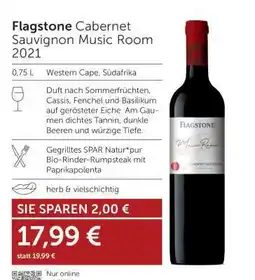 Interspar Flagstone Cabernet Sauvignon Music Room 2021 Angebot