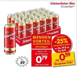 Interspar Schwechater Bier Angebot
