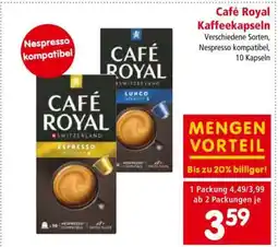 Interspar Café Royal Kaffeekapseln Angebot