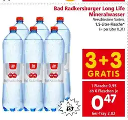 Interspar Radkersburger Long Life Mineralwasser Angebot