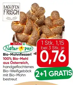 Eurospar Spar Natur pur Bio-Mohnflesserl Angebot