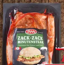 Spar Tann Zack-Zack Minutensteak Angebot