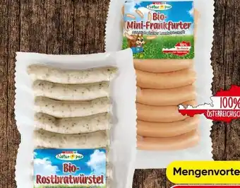 Eurospar Spar Natur pur Bio-Rostbratwürstel Angebot