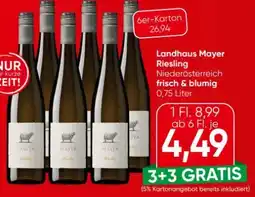 Eurospar Landhaus Mayer Riesling Angebot