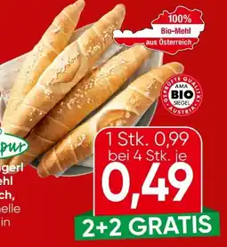 Eurospar Spar Natur pur Bio-Salzstangerl Angebot
