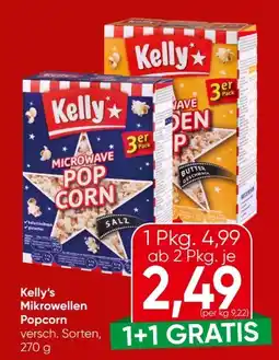 Spar Kelly's Mikrowellen Popcorn Angebot