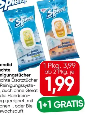 Eurospar Splendid Feuchte Reinigungstücher Angebot