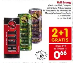 Interspar Hell Energy Drink Angebot