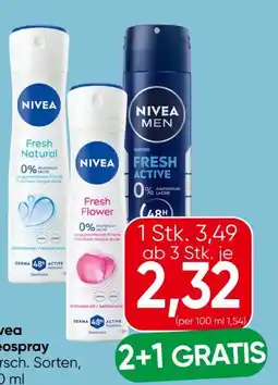 Eurospar Nivea Deospray Angebot