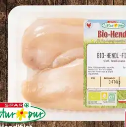 Eurospar Spar Natur pur Bio-Freiland-Hendlfilet Angebot