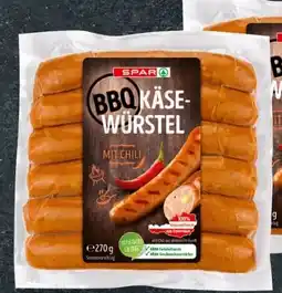 Spar Spar BBQ Käsewürstel Angebot