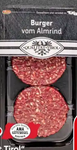Spar Tann Qualität Tirol Burger Angebot