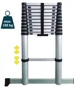 Zgonc Yellow Profi Line Alu-Teleskopleiter 11 Sprossen Angebot