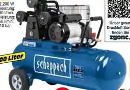 Zgonc Scheppach 3-Zylinder-Kompressor HC550TC Angebot
