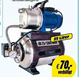 Zgonc Elpumps Hauswasserwerke VB25-1300 Inox Angebot