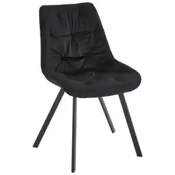 XXXLutz Stuhl in Eisen Samt Angebot