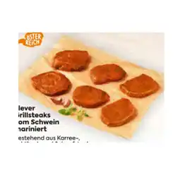 Billa Grillsteaks vom Schwein mariniert BILLA Angebot