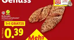 Lidl Bio Kornspitz mit Sesam und Leinsamen Angebot