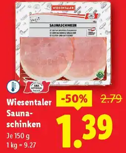 Lidl Wiesentaler Sauna- schinken Angebot