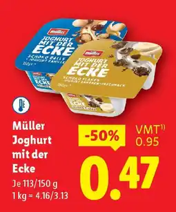 Lidl Müller Joghurt mit der Ecke Angebot