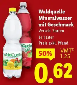 Lidl Waldquelle Mineralwasser mit Geschmack Angebot