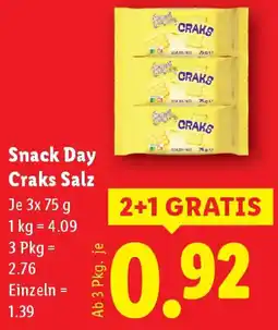 Lidl Snack Day Craks Salz Angebot