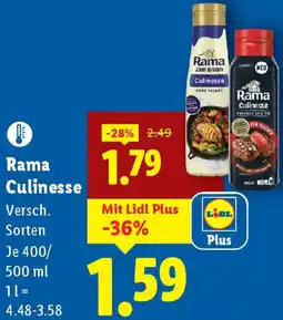 Lidl Rama Culinesse Angebot