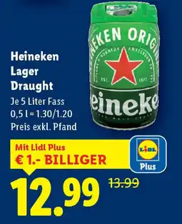 Lidl Heineken Lager Draught Angebot