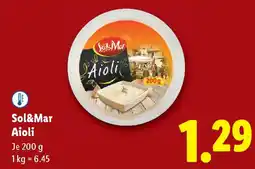 Lidl Sol&Mar Aioli Angebot