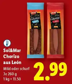 Lidl Sol&Mar Chorizo aus León Angebot