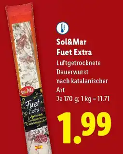 Lidl Sol&Mar Fuet Extra Angebot