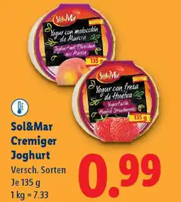 Lidl Sol&Mar Cremiger Joghurt Angebot