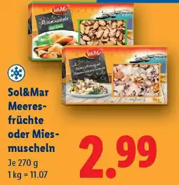 Lidl Sol&Mar Meeresfrüchte oder Miesmuscheln Angebot