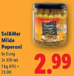 Lidl Sol&Mar Milde Peperoni Angebot