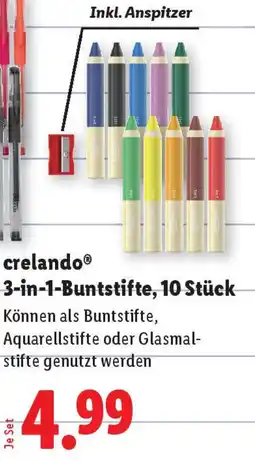 Lidl 3-in-1-Buntstifte Angebot