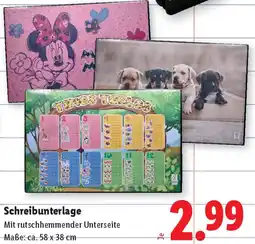 Lidl Schreibunterlage Angebot