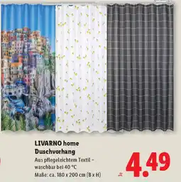 Lidl LIVARNO home Duschvorhang Angebot