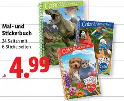 Lidl Mal-und Stickerbuch Angebot