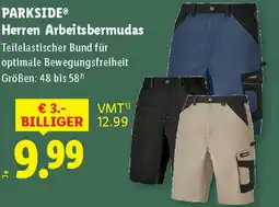 Lidl Herren Arbeitsbermudas Angebot