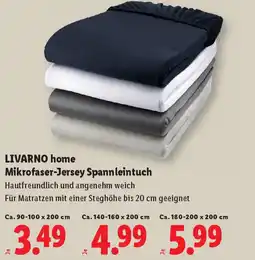 Lidl Mikrofaser-Jersey Spannleintuch Angebot