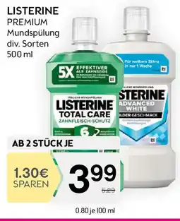 Bipa LISTERINE Premium Mundspülung Angebot